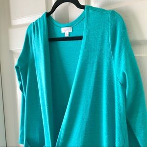 Sale 3/$20! Teal Blue Sarah Duster Cardigan